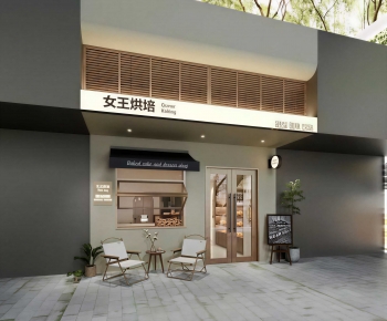 Modern Facade Element-ID:429932125