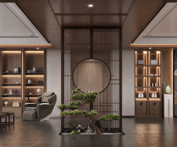New Chinese Style Manager's Office-ID:835275893