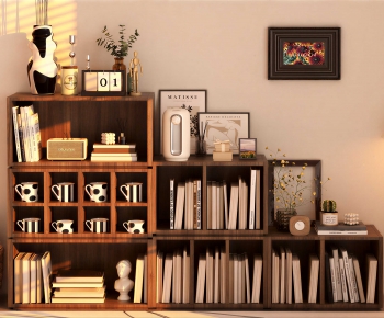 Wabi-sabi Style Bookcase-ID:334546096