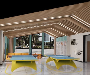 Modern Staff Recreation Room-ID:106865886