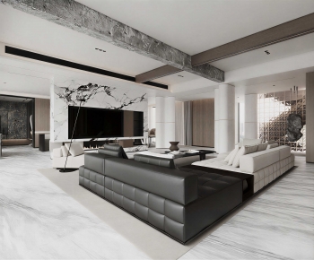Modern A Living Room-ID:718729976