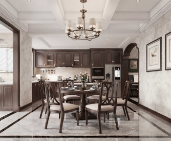 New Chinese Style Dining Room-ID:885073904