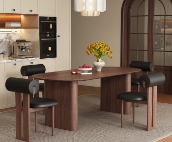 Modern Dining Table And Chairs-ID:801112894