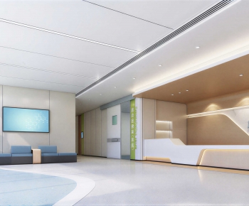 Modern Hospital Hall-ID:123795038