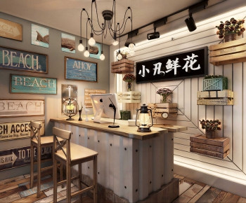 Industrial Style Flower Shop-ID:823982951