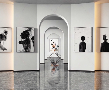 Modern Exhibition Hall-ID:833684925