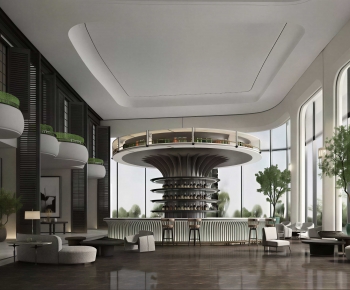 Modern Office Reception Desk-ID:484086996