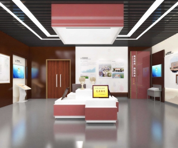 Modern Exhibition Hall-ID:258322954