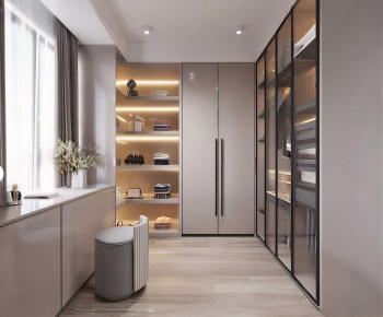 Modern Clothes Storage Area-ID:282231099