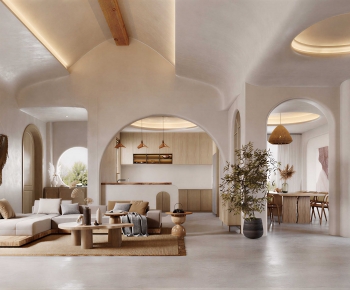 Wabi-sabi Style A Living Room-ID:158184054