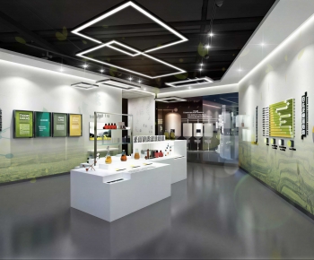 Modern Exhibition Hall-ID:672681094