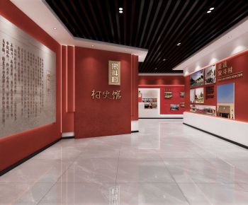 Modern Exhibition Hall-ID:689974072