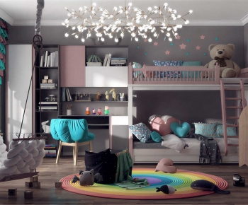Modern Boy's Room And Son's Room-ID:765438083