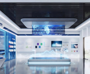 Modern Exhibition Hall-ID:701173072