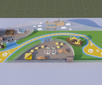 Modern Park Landscape-ID:479509123