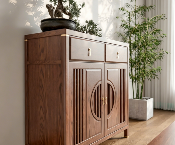 New Chinese Style Side Cabinet-ID:846877108