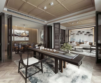 New Chinese Style Tea Tables And Chairs-ID:299557927