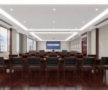 New Chinese Style Office Lecture Hall-ID:306591039
