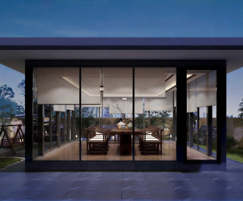 Modern Glass Sunshine Room-ID:786021951