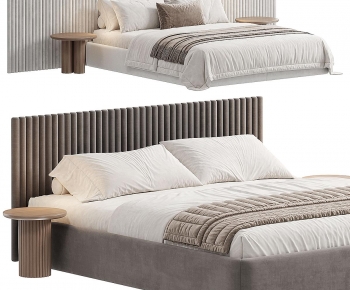 Modern Double Bed-ID:109400794