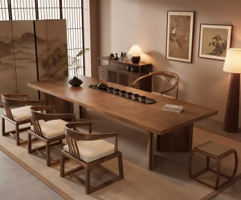 New Chinese Style Tea Tables And Chairs-ID:822434908