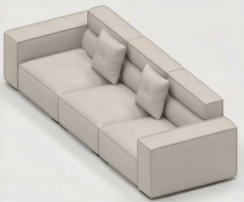 Modern Three-seat Sofa-ID:800709969