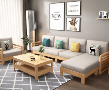 New Chinese Style Sofa Combination-ID:893529893