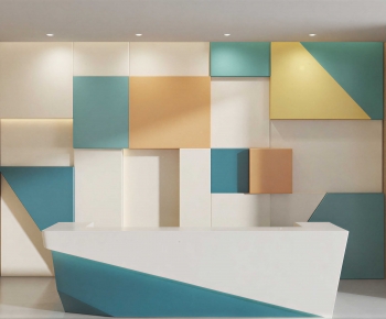 Modern Reception Desk-ID:438927895