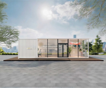 Modern Building Appearance-ID:260729835