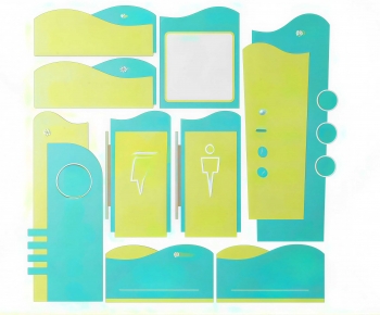Modern Guide Board/bulletin Board-ID:976306925