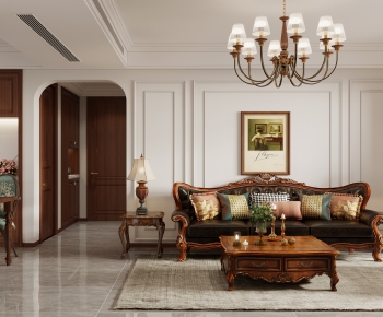 American Style A Living Room-ID:674158109