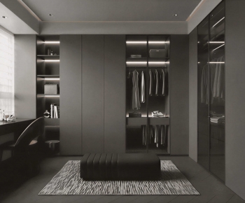Modern Clothes Storage Area-ID:365880978