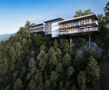 Modern Villa Appearance-ID:805615903