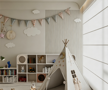 Modern Children's Room Activity Room-ID:639931921