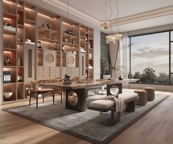 New Chinese Style Tea House-ID:737569361