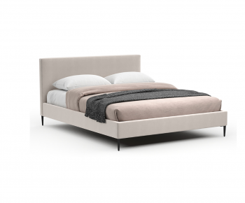 Modern Double Bed-ID:346890937