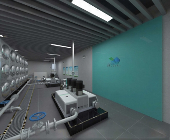 Modern Factory Floor/warehouse-ID:707185032