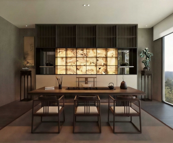 New Chinese Style Tea House-ID:988908052