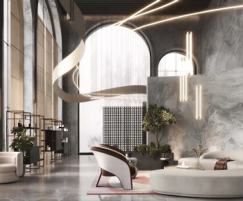 Modern Office Reception Desk-ID:151191952