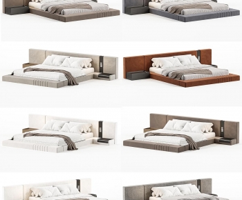Modern Double Bed-ID:793270111