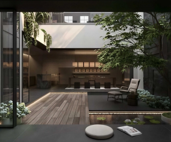 Modern Courtyard/landscape-ID:369488008