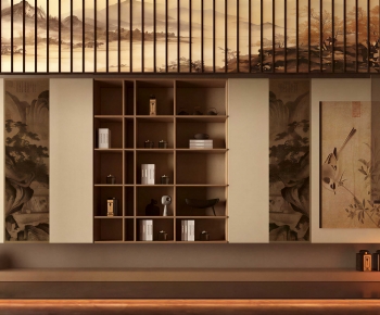 New Chinese Style Decorative Cabinet-ID:223449956