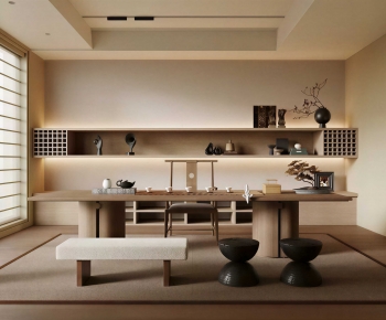 New Chinese Style Tea House-ID:610059021