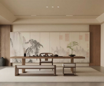 New Chinese Style Tea House-ID:128761057