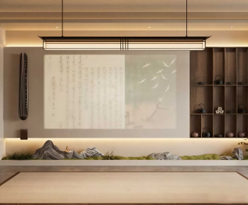 New Chinese Style Entrance Cabinet-ID:428833015