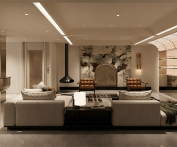 Modern A Living Room-ID:724160779
