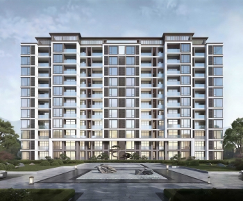 Modern Residential Building-ID:175473938