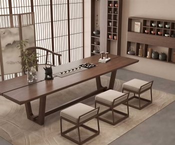 New Chinese Style Tea Tables And Chairs-ID:809642088