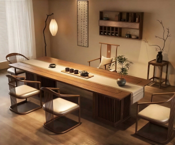 New Chinese Style Tea Tables And Chairs-ID:463028911