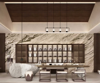 New Chinese Style Tea House-ID:746186978
